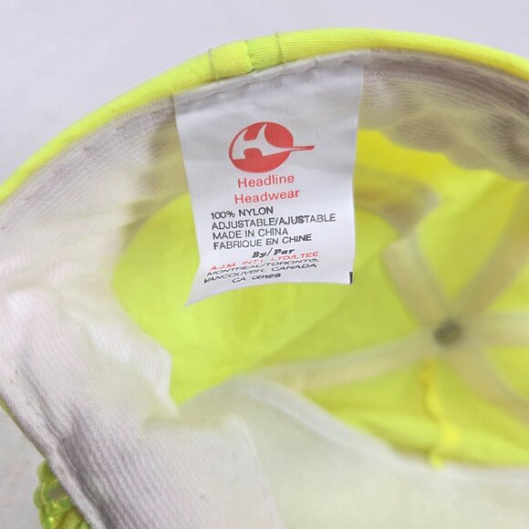 Vintage Chevrolet Neon Hat Cap Adult One Size Snap Back Chevy Trucker Racing - Picture 4 of 11